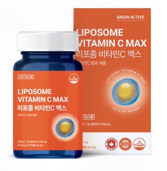 그린액티브 프리미엄 캐나다 리포좀 비타민C 맥스 815mg x 60캡슐 2개월분
