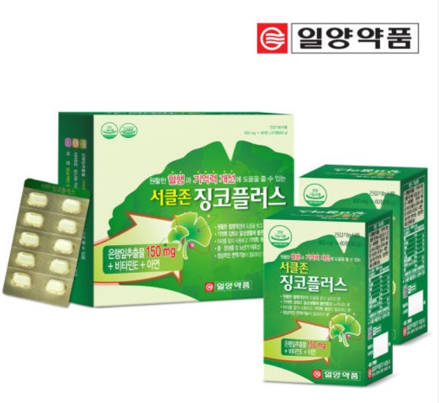 일양약품 서클존 징코플러스 500mg x 120정
