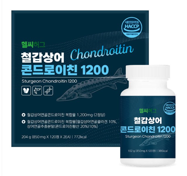 철갑상어 콘드로이친 1200 콘드로친 콘도로이친 4개월분